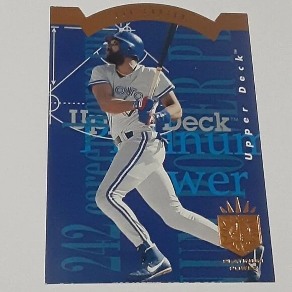 1993 JOE CARTER SP PLATINUM POWER insert #3 Blue Jays Indians Padre Hall of Fame